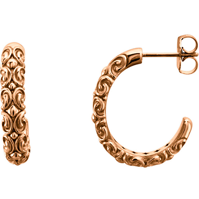 Gold Hoop Earrings